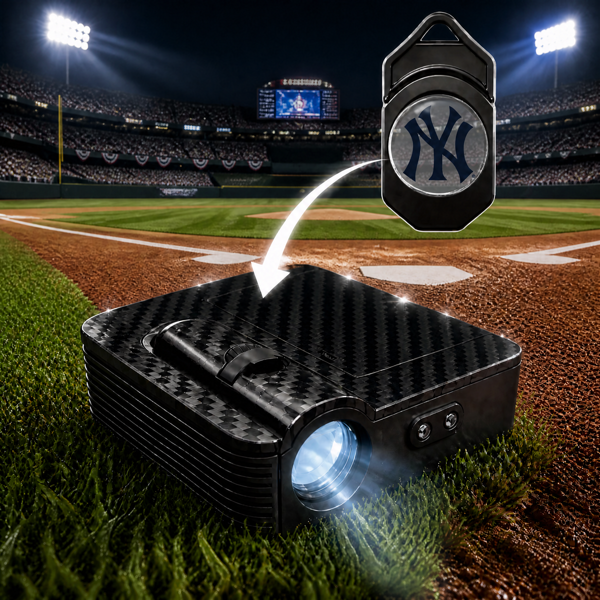 Baseball LED Team Logo Door Projector (SportsCast™)