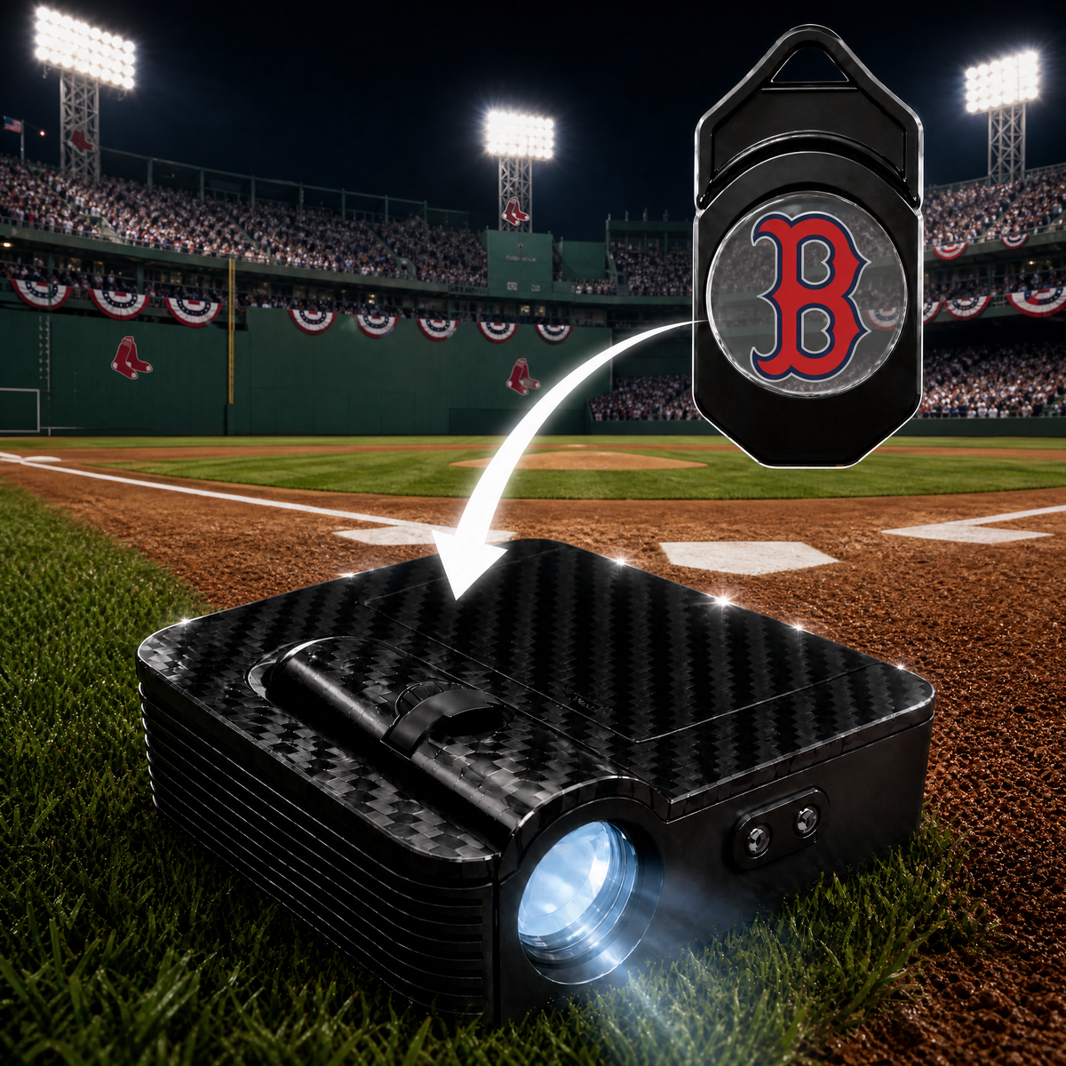 Baseball LED Team Logo Door Projector (SportsCast™)